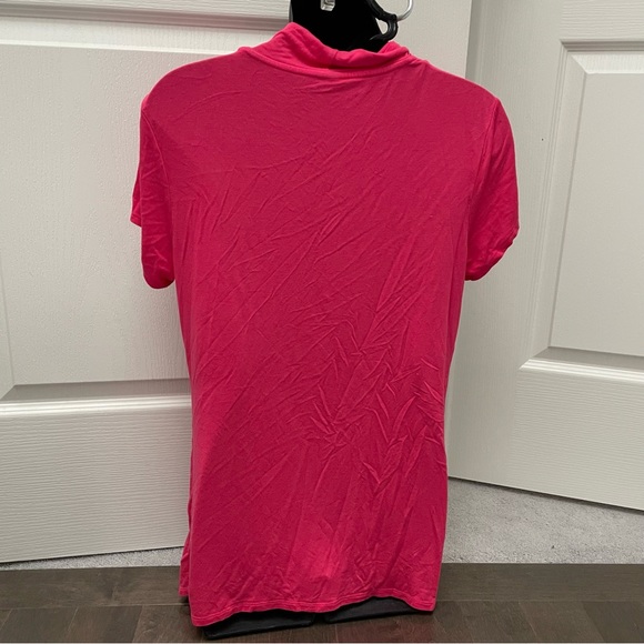 Nursing Cowl-Neck Short Sleeve Top - Picture 2 of 8